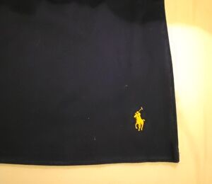 Ralph Lauren Midnight Blue Tee with Yellow Logo